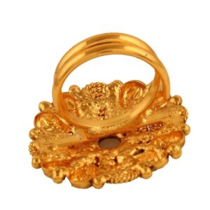 Gold Plated Antique Finger Ring for Women