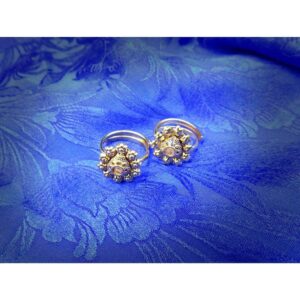 Gold Plated Delicate Floral Toe Rings for Women