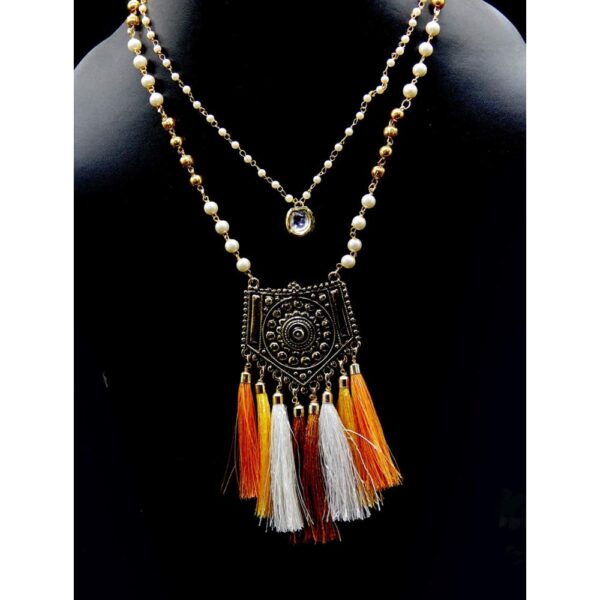 AccessHer Gold Plated Traditional Multicolor Chic Layered
