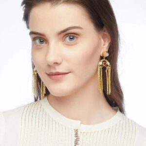 Kundan Stones Used Dangle Earrings for Women