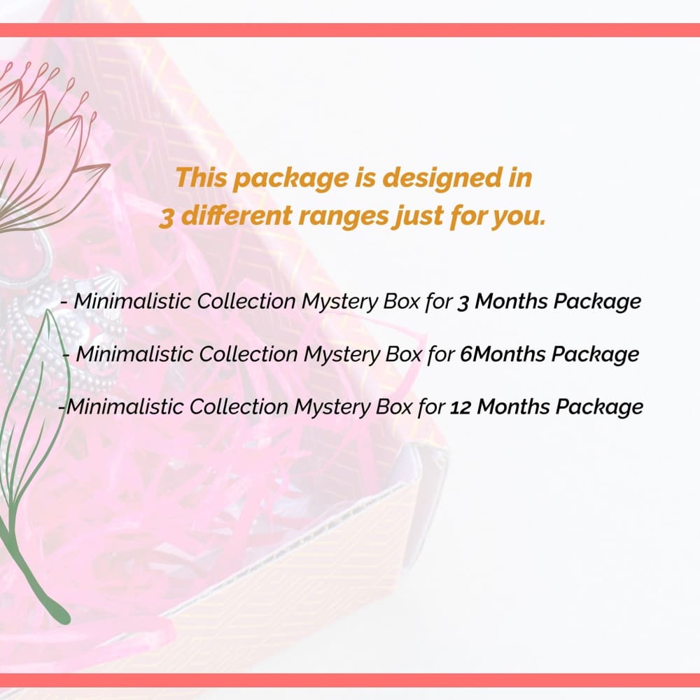 Minimalistic Jewelry Collection Subscription Package -