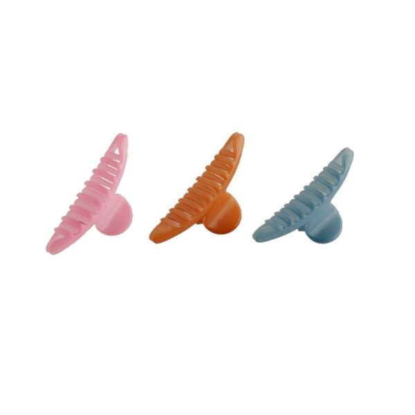 Multi Color Acrylic Material Stone Butterfly clip-Pack of
