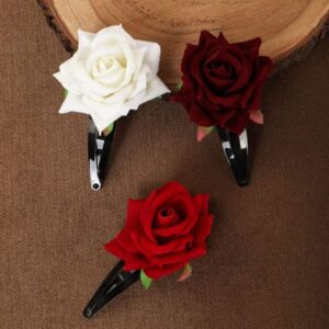 Multi Floral Tic Tac Hair Clip, Handcrafted Designer Clips For Women
