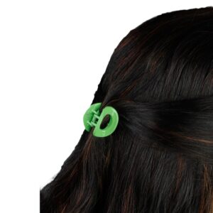 MultiColor Acrylic Hair Clutcher/Claw Clip Pack of 6 for Women