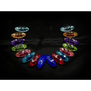 Multicolor Acrylic Saree Pins Pack of 16 for Women