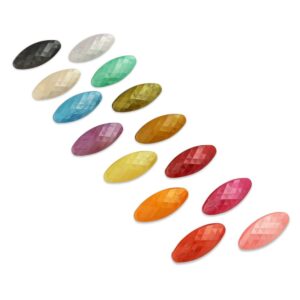 Multicolor Acrylic Saree Pins/ Safety Pins Pack of 14 for Women