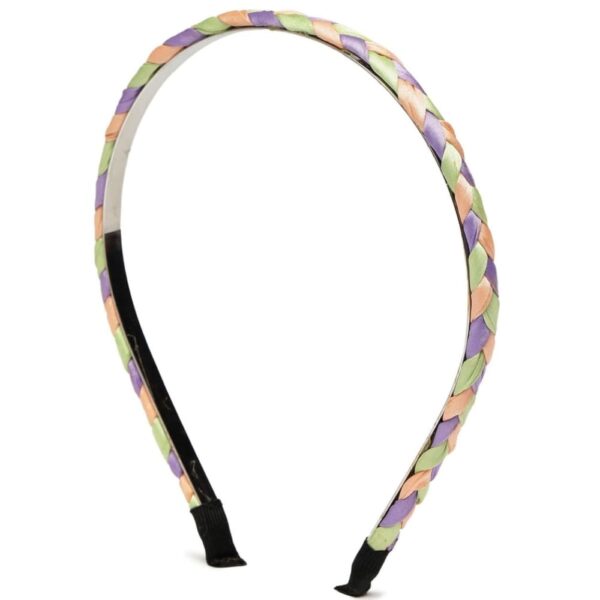Multicolored Braided Hairband-HB0221RR50M