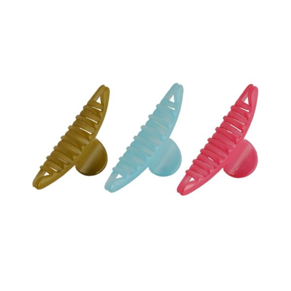 AccessHer Multi Color Acrylic Material Stone Butterfly Clip