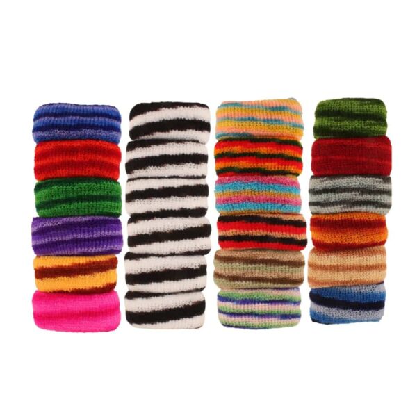 ACCESSHER Soft Multicolor Rubber Hair Accessories Hair Band