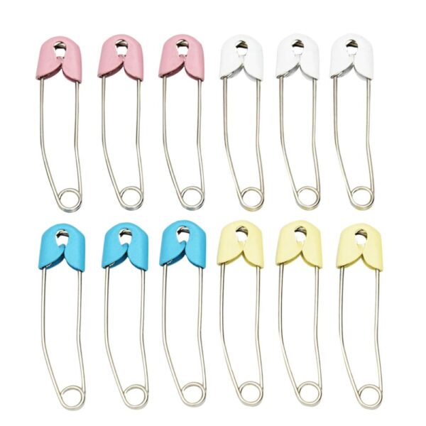 AccessHer Multicolor Colorful Stainless Steel SS Safety Pin