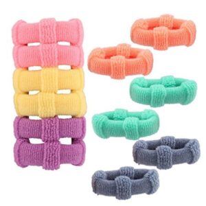 Multicolour Soft Woolen Hair Ties Rubber Bands for Women