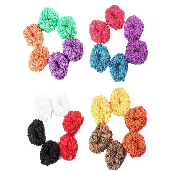 ACCESSHER Lace Hair Band Hair Ties Multicolor Combo Pack of