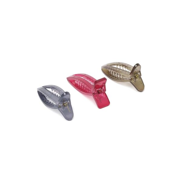 Pack of 3 Handcrafted Banana Claw Clips clutcher butterfly
