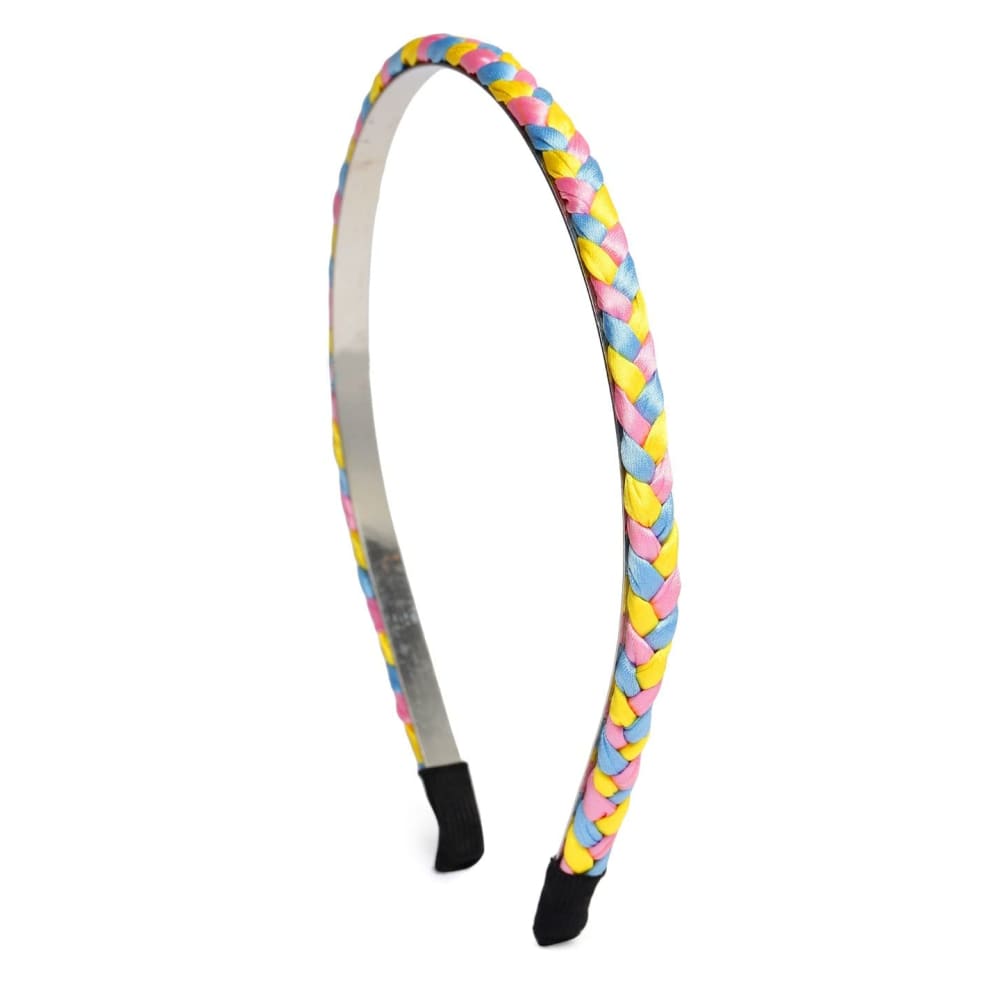 Pack Of 3 Braided Multicoloured Hairbands for Women.