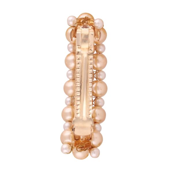 Accessher designer back clip hair accessories with pearls and beads for Women-HP0517GC2003GP - access-her