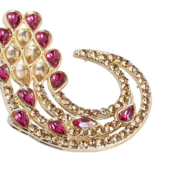Pink Gold-Plated Earrings -ER0221MK34ER86GP