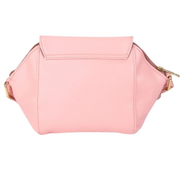 Pink Solid Sling Bag for women