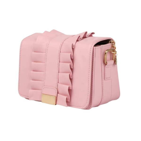 Pink Solid Sling Bag- SB0221OB1000P