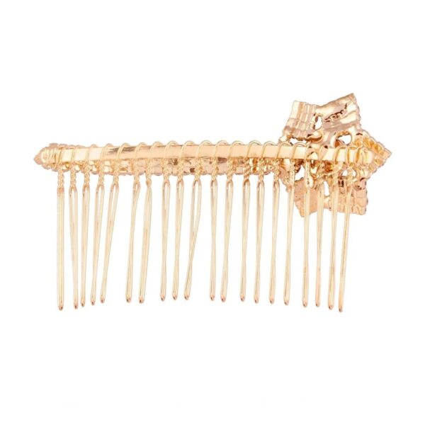 gold plated comb pin hair accessories-CP0717GC4028GLCT