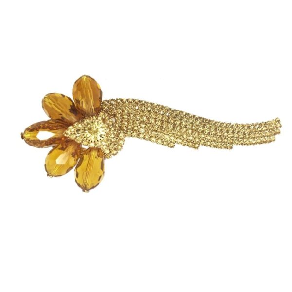 Accessher designer studded back clip hair accessories for Women-HP0317GC158GCGFLCT - access-her