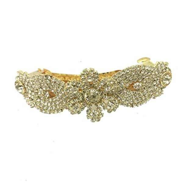 AccessHer Jewellery Stone Studded Hair Ponytail Barrette