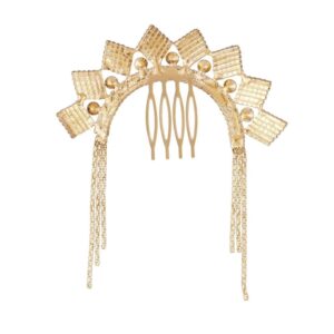 Rhinestones Studded Hair Comb Pin for Women