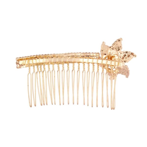 ACCESSHER Golden Brass Bridal Juda Pin Clip Hair Accessories