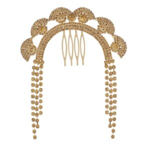 Rhinestones Studded Hair Jooda Comb Pin for Women