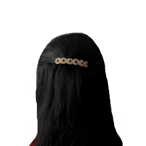 AccessHer Golden Brass Hair Clip/Barrette-HP0517GC6303GPR