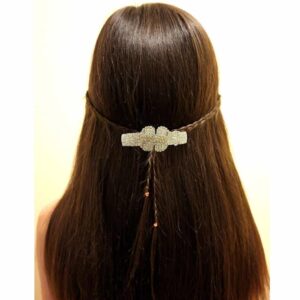Rhinestones Studded Small Hair Barrette Buckle Clip for Women