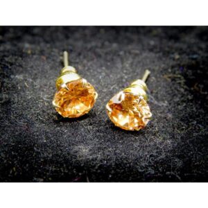 Rose Gold Diamond Studded Daily Wear Studs Earrings for Women