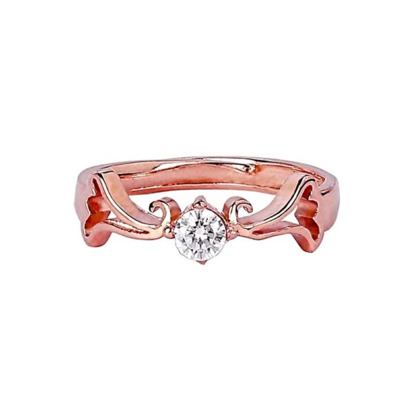 AccessHer 92.5/ 925 Sterling Silver rose gold plated Unique