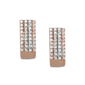 Rose-gold plated American diamond Jewellery set – NS0821PJ34RG