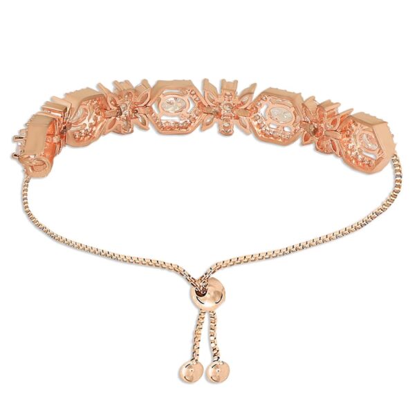 Rose Gold Plated American Diamonds Studded Handcrafted Cord