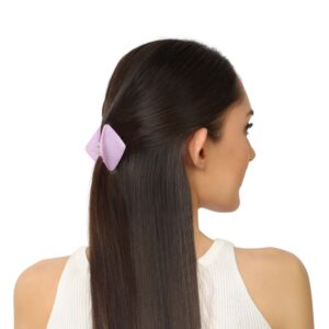 Set of 6 Geometric Shape Multicolor Acrylic Hair Clutcher/ Hair Claw Clips for Women