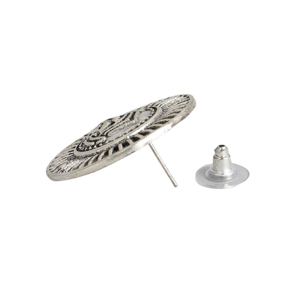 Oxidised silver classic fish shaped Dangle drop Earrings