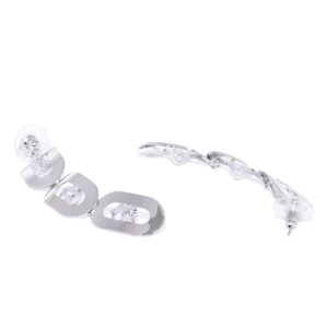 Silver-plated Dangle Studded earring for Women and Girls