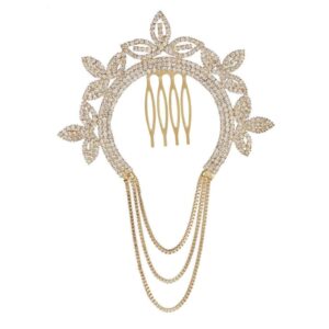 Studded Hair Jewelery Choti Billai,jooda pin, Hair accessory- CHT0617GC4009GW