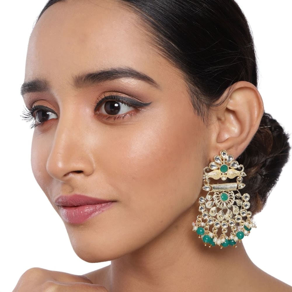 Stylish fancy Gold-Tone Handcrafted Earrings for women -