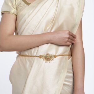 Temple Inspired Gold Plated Waist Belt Kamarbandh for Women