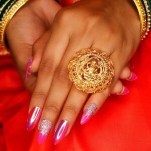 Temple Inspired Traditional Finger Ring for Women