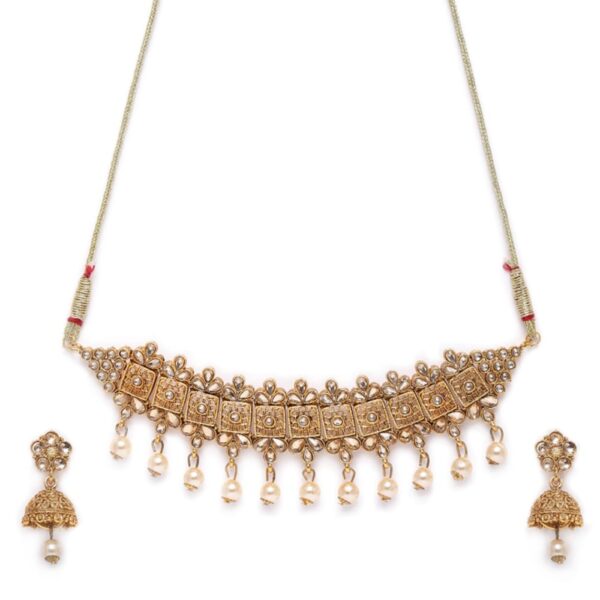 AccessHer Gold plated Handcrafted Embellished Lightweight