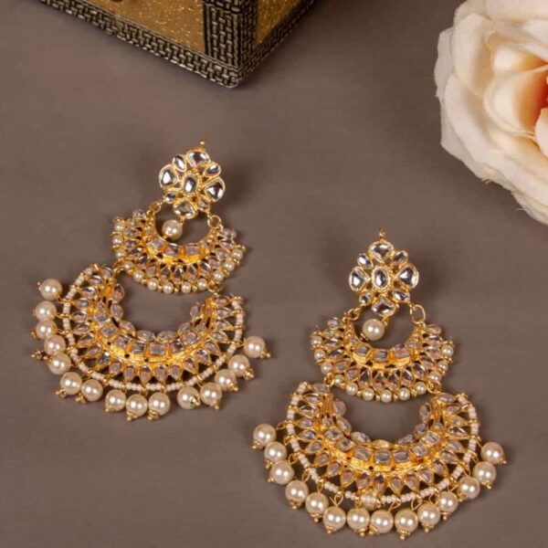 ACCESSHER Gold Plated Traditional Handcrafted Beaded