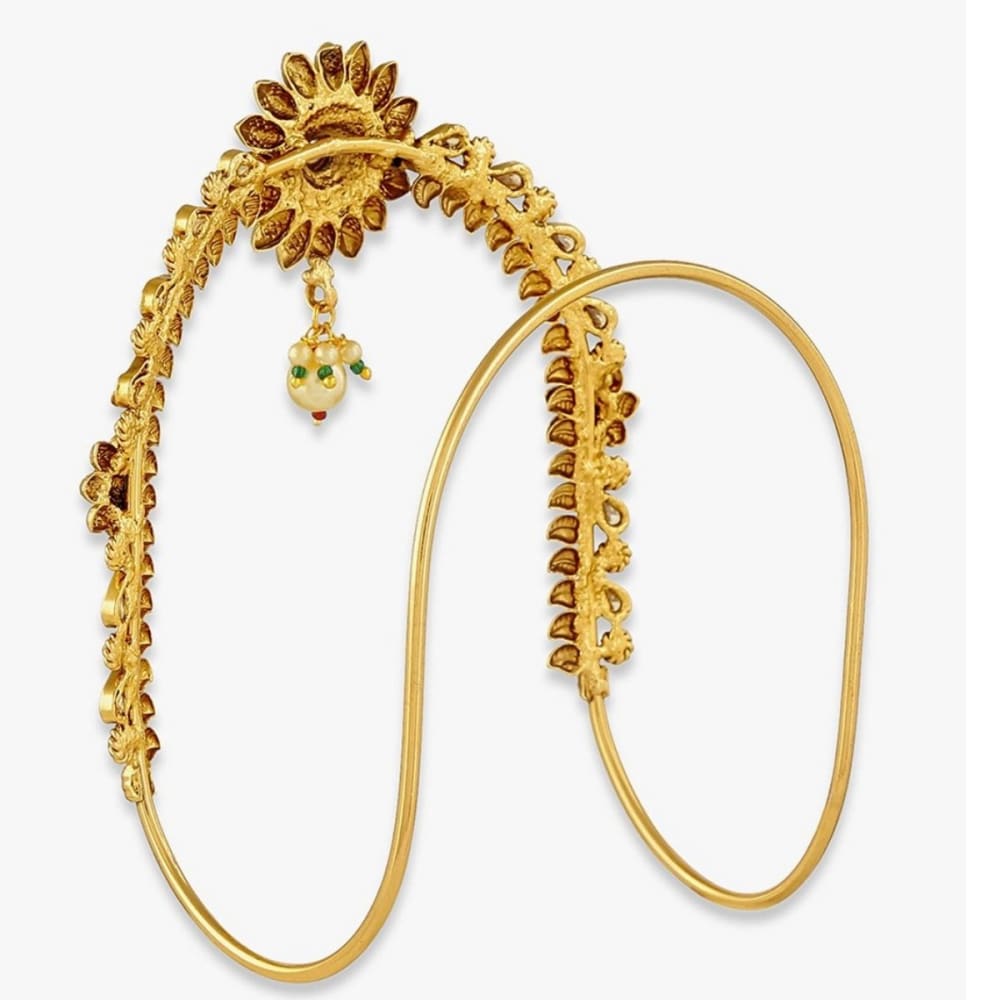 ACCESSHER Gold Color Copper Material South Indian