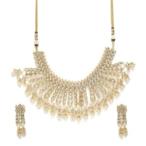 Traditional Kundan Bridal Necklace Set for Women