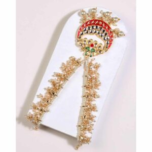 Traditional Pearls And Meenakari Mathappatti for Women