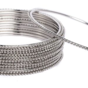 Traditional Silver Plated Oxidized Bangles Set of 12 for Women