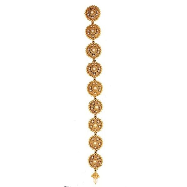 ACCESSHER Traditional Ethnic Royal Round Choti Piece with