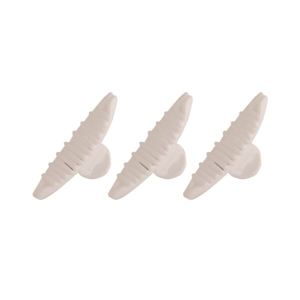 AccessHer White Color Acrylic Material Stone Butterfly clip
