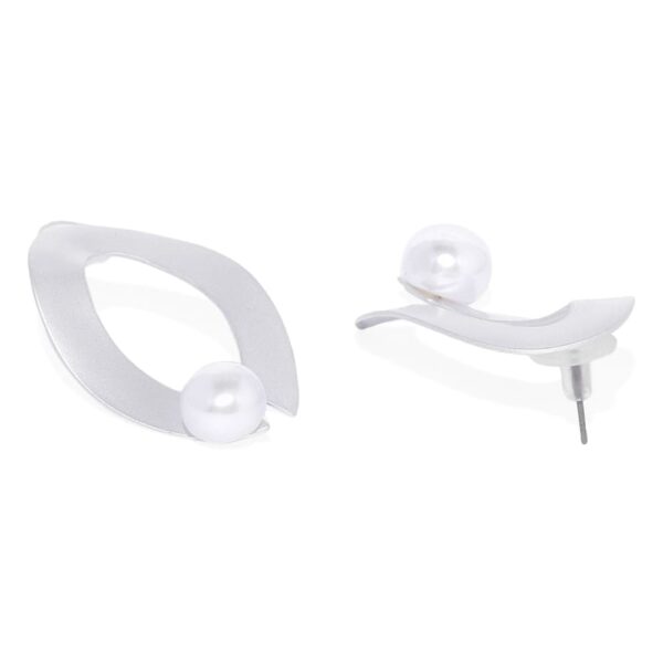 White Metal Knot Earring-ER0120RR280W